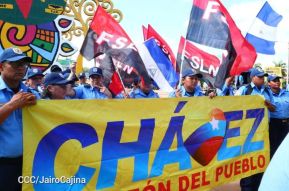 Nicaragüenses homenajean al Comandante Eterno Hugo Chávez a 12 años de su tránsito a la inmortalidad