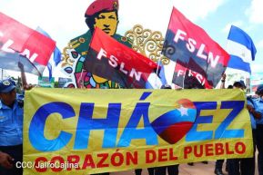 Nicaragüenses homenajean al Comandante Eterno Hugo Chávez a 12 años de su tránsito a la inmortalidad