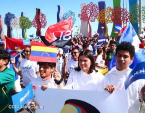 Nicaragüenses homenajean al Comandante Eterno Hugo Chávez a 12 años de su tránsito a la inmortalidad