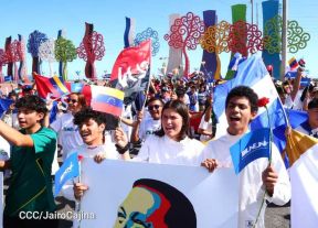 Nicaragüenses homenajean al Comandante Eterno Hugo Chávez a 12 años de su tránsito a la inmortalidad