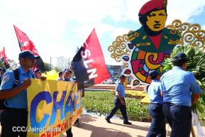 Nicaragüenses homenajean al Comandante Eterno Hugo Chávez a 12 años de su tránsito a la inmortalidad