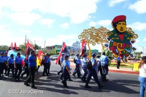 Nicaragüenses homenajean al Comandante Eterno Hugo Chávez a 12 años de su tránsito a la inmortalidad