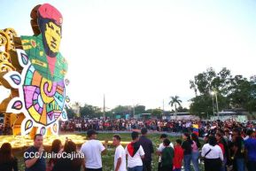 Nicaragüenses homenajean al Comandante Eterno Hugo Chávez a 12 años de su tránsito a la inmortalidad