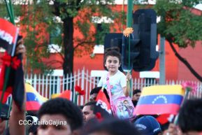 Nicaragüenses homenajean al Comandante Eterno Hugo Chávez a 12 años de su tránsito a la inmortalidad