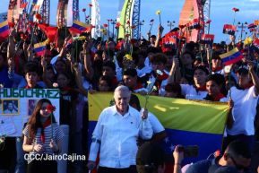 Nicaragüenses homenajean al Comandante Eterno Hugo Chávez a 12 años de su tránsito a la inmortalidad