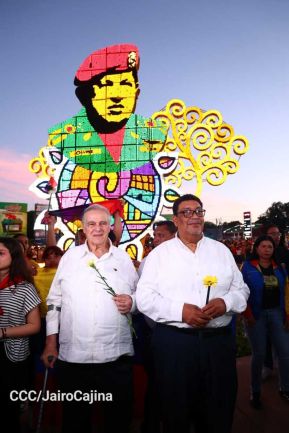 Nicaragüenses homenajean al Comandante Eterno Hugo Chávez a 12 años de su tránsito a la inmortalidad