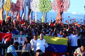 Nicaragüenses homenajean al Comandante Eterno Hugo Chávez a 12 años de su tránsito a la inmortalidad