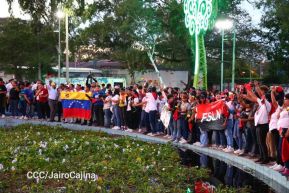Nicaragüenses homenajean al Comandante Eterno Hugo Chávez a 12 años de su tránsito a la inmortalidad