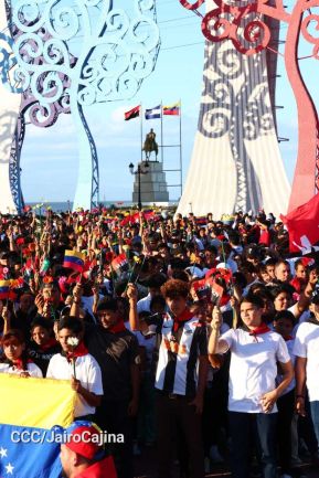 Nicaragüenses homenajean al Comandante Eterno Hugo Chávez a 12 años de su tránsito a la inmortalidad