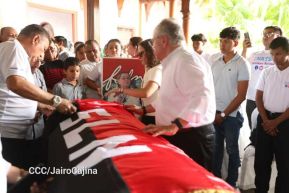 Nicaragüenses rinden honores a la Compañera Gladys Báez, forjadora de las generaciones revolucionarias
