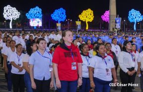 Pueblo nicaragüense celebra la Paz con orgullo y dignidad 