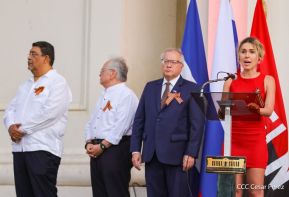 Acto por el 80 aniversario de la Victoria sobre el Fascismo en Managua
