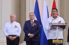 Acto por el 80 aniversario de la Victoria sobre el Fascismo en Managua