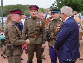 Acto por el 80 aniversario de la Victoria sobre el Fascismo en Managua