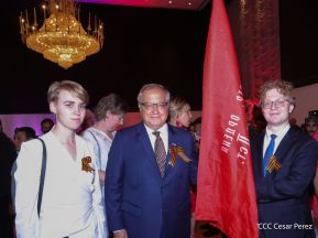 Acto por el 80 aniversario de la Victoria sobre el Fascismo en Managua