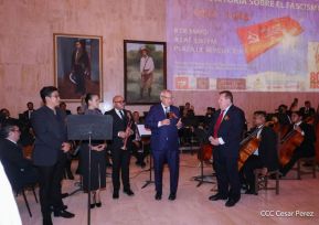 Acto por el 80 aniversario de la Victoria sobre el Fascismo en Managua