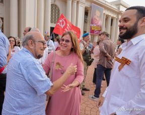 Acto por el 80 aniversario de la Victoria sobre el Fascismo en Managua