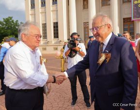 Acto por el 80 aniversario de la Victoria sobre el Fascismo en Managua
