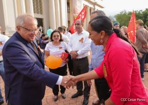 Acto por el 80 aniversario de la Victoria sobre el Fascismo en Managua