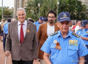 Acto por el 80 aniversario de la Victoria sobre el Fascismo en Managua