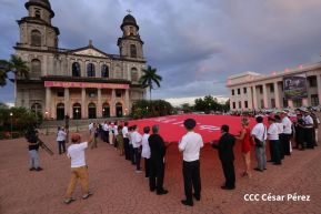 Acto por el 80 aniversario de la Victoria sobre el Fascismo en Managua