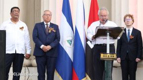 Acto por el 80 aniversario de la Victoria sobre el Fascismo en Managua