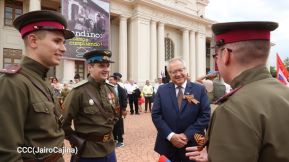 Acto por el 80 aniversario de la Victoria sobre el Fascismo en Managua
