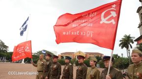 Acto por el 80 aniversario de la Victoria sobre el Fascismo en Managua