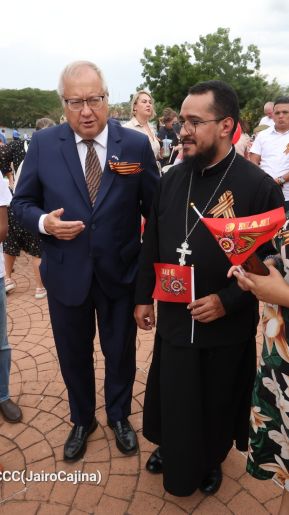 Acto por el 80 aniversario de la Victoria sobre el Fascismo en Managua