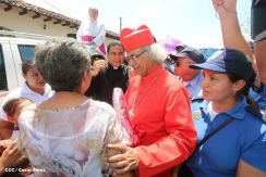 León se vistió de fiesta con visita del Cardenal Brenes