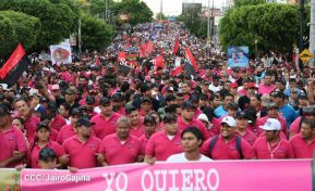 Caminata Sandino Luz, Vida y Verdad 
