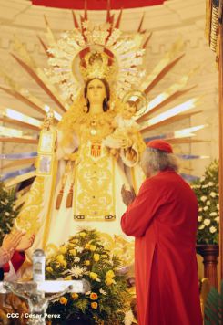 León se vistió de fiesta con visita del Cardenal Brenes