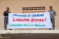 León se vistió de fiesta con visita del Cardenal Brenes