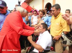 León se vistió de fiesta con visita del Cardenal Brenes