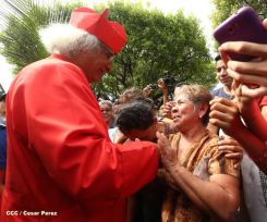 León se vistió de fiesta con visita del Cardenal Brenes
