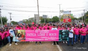 Caminata Sandino Luz, Vida y Verdad 