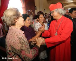León se vistió de fiesta con visita del Cardenal Brenes