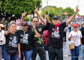 Caminata Sandino Luz, Vida y Verdad 