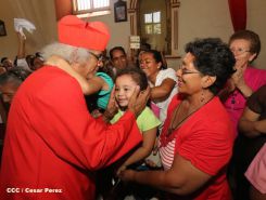 León se vistió de fiesta con visita del Cardenal Brenes
