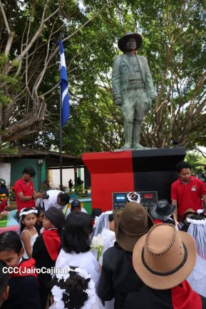 130 años del General Sandino: Homenajes a su legado de lucha y dignidad en Niquinohomo