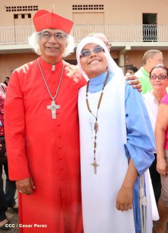 León se vistió de fiesta con visita del Cardenal Brenes