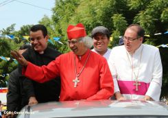 León se vistió de fiesta con visita del Cardenal Brenes
