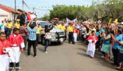 León se vistió de fiesta con visita del Cardenal Brenes