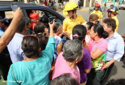 León se vistió de fiesta con visita del Cardenal Brenes