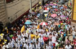 León se vistió de fiesta con visita del Cardenal Brenes
