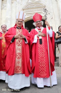 León se vistió de fiesta con visita del Cardenal Brenes