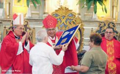 León se vistió de fiesta con visita del Cardenal Brenes
