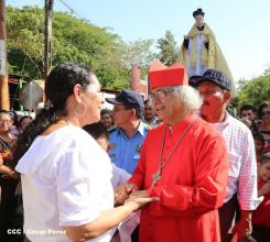León se vistió de fiesta con visita del Cardenal Brenes