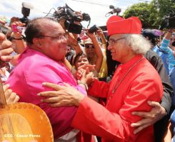 León se vistió de fiesta con visita del Cardenal Brenes