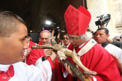 León se vistió de fiesta con visita del Cardenal Brenes